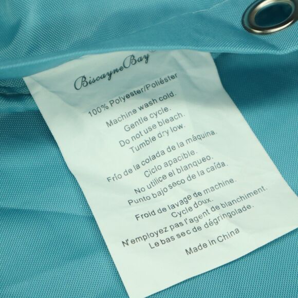 Biscayne Bay Blue Shower Curtain NEW - Picture 6 of 6